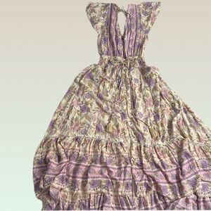 The Fox and The Mermaid Floral Maxi Dress S/M long summer  dress